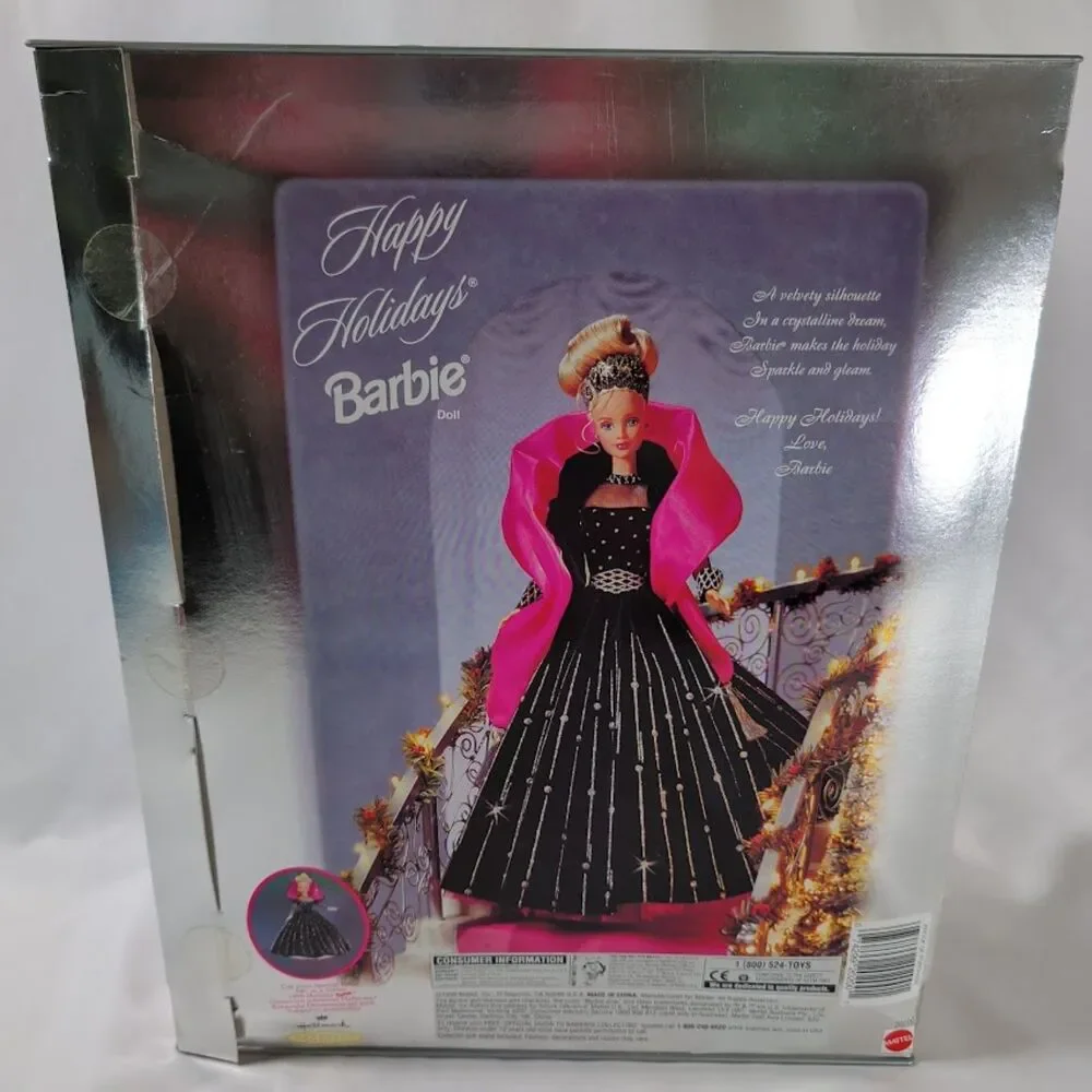 1998 Happy Holidays Barbie Special Edition Doll 20200 NRFB Hallmark Promo Mattel